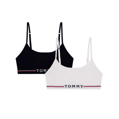 Tommy Hilfiger Girls Logo Girls 2 Pack Bralettes