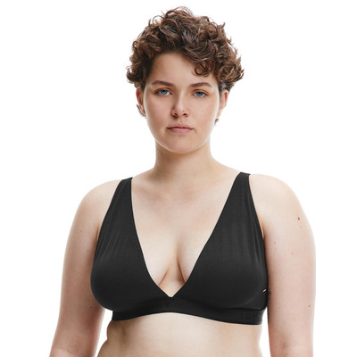 Tommy Hilfiger TH Seacell Triangle Bralette Curve - Black