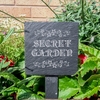 Image of Slate plant marker - Secret garden