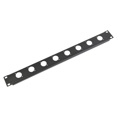 1U XLR Socket Panel D Type -  8 XLR Sockets