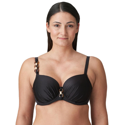 Prima Donna Swim Barrani Padded Balcony Bikini Top - Roasted Coffee