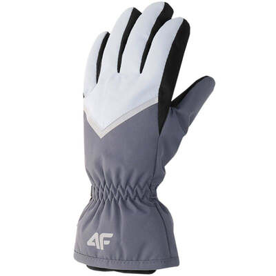 4F Junior Ski Gloves - Gray