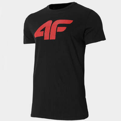 4F Mens Simple T-shirt - Black
