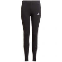 Image of Adidas Junior Essentials 3 Stripes Leggings - Black
