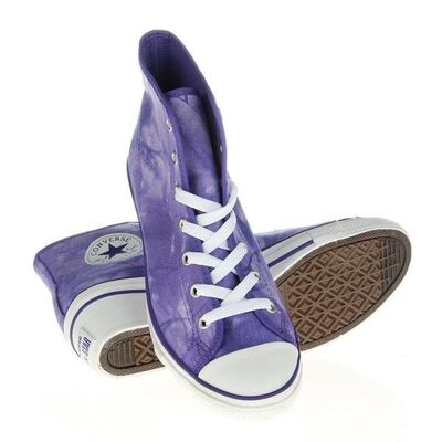 Converse Womens Chuck Taylor Side Shoes - Purple