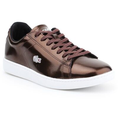 Lacoste Womens Carnaby Evo Shoes - Brown