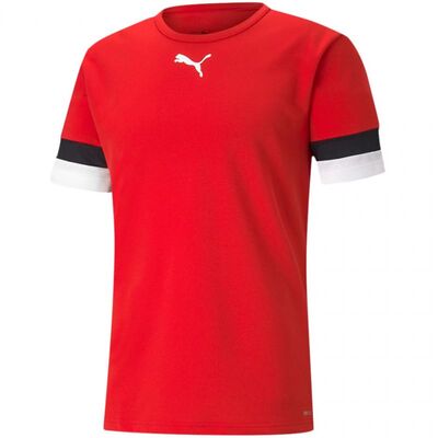 Puma Mens teamRise Jersey T-Shirt - Red