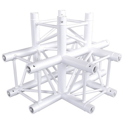 Contestage Quatro290 50mm Truss 3 Way T + 1 Down - White