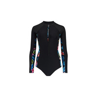 Image of Pour Moi Energy Long Sleeved Zip Front Paddle Swimsuit