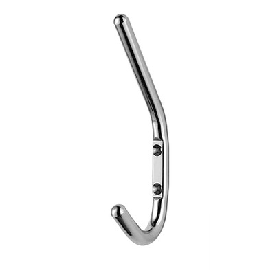 Eurospec Hat And Coat Hook, Polished Or Satin Stainless Steel - HCH1010 STAINLESS STEEL - SATIN FINISH