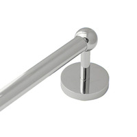 Frisco Ultima Single Towel Rail (600mm OR 750mm Length), Chrome Finish - 80001-CP LENGTH - 600mm