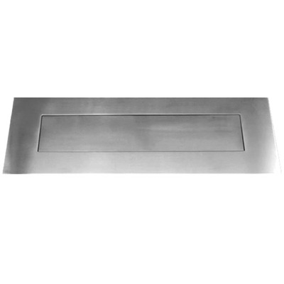 Frisco Stainless Steel Letter Plates, 330mm x 110mm, Polished Or Satin Finish - 34510/11 POLISHED STAINLESS STEEL