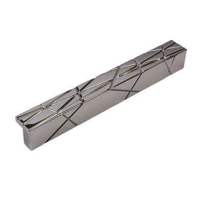 Urfic Siro Diamond Cut Cabinet Pull Handle (128mm c/c), Bright Chrome - 2095-174ZN1 BRIGHT CHROME