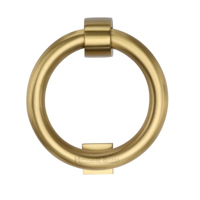 Heritage Brass Ring Door Knocker, Satin Brass - K1270-SB SATIN BRASS