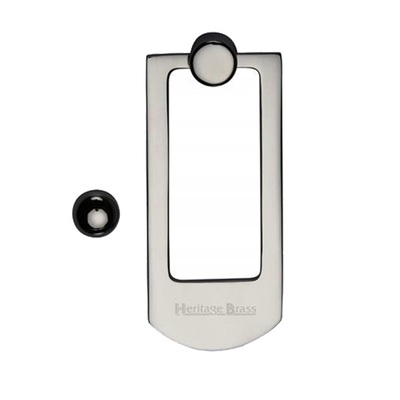Heritage Brass Contemporary Door Knocker, Polished Nickel - K1320-PNF POLISHED NICKEL