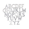 Heritage Brass A-Z Pin Fix Letters (51mm - 2"), Polished Chrome - C1565 2-PC POLISHED CHROME - A