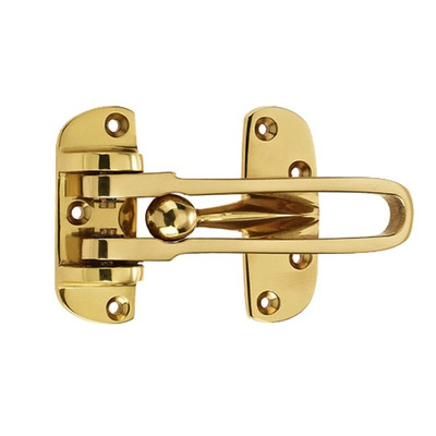 Mila ProLinea Door Guard For Timber & Composite Doors, Polished Gold Finish - 590504 POLISHED GOLD