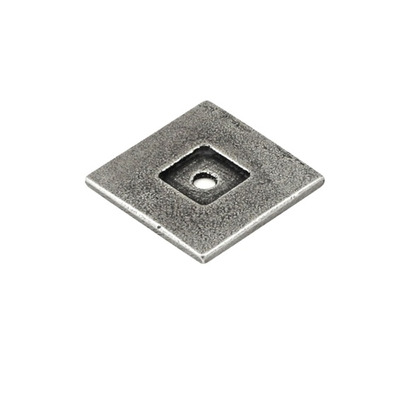 Finesse Square Backing Plate (30mm x 30mm), Pewter - PBP013 PEWTER - 30mm x 30mm