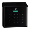 Arregui Premium Maxi Mailbox (120mm x 360mm x 100mm), Black - L27347 BLACK