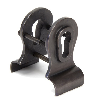 From The Anvil Period Back-To-Back Euro Cylinder Pull, Aged Bronze - 90067 AGED BRONZE