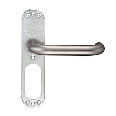 Zoo Hardware ZCS Architectural 19mm RTD Lever On Short Inner Backplate, Satin Stainless Steel - ZCSIP19SP (sold in pairs) SATIN STAINLESS STEEL