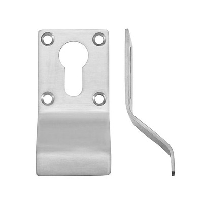 Zoo Hardware Cylinder Latch Pull Euro Profile (88mm x 43mm), Satin Stainless Steel - ZAS16SS SATIN STAINLESS STEEL