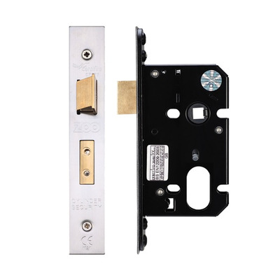 Zoo Hardware Oval Sash Lock (67.5mm OR 79.5mm), Satin Stainless Steel - ZUKS64OPSS 67.5mm (2.5 INCH) - SATIN STAINLESS STEEL