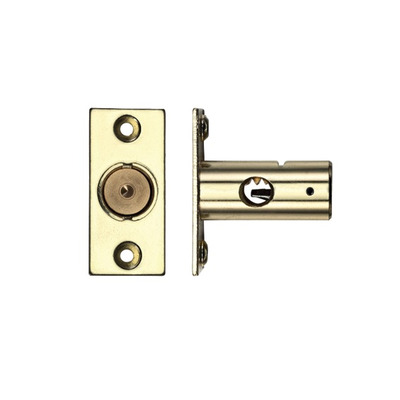 Zoo Hardware Rack Bolt (37mm OR 61mm), Electro Brass - ZRB01EB ELECTRO BRASS - 61mm