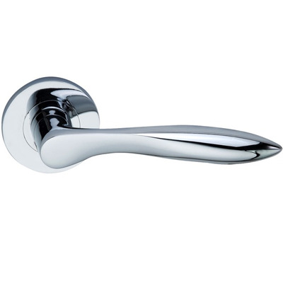 Spira Brass Pearle Lever On Rose, Polished Chrome - SB1102PC (sold in pairs) POLISHED CHROME