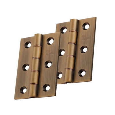 Carlisle Brass 3 Inch Double Phosphor Bronze Washered Hinges, Antique Brass - HDPBW21AB (sold in pairs) 3 INCH - ANTIQUE BRASS