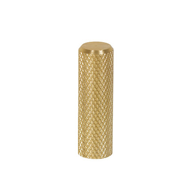 Hafele Graf Cylindrical Cabinet Knob (33mm x 10mm), Dark Brass - 132.19.102 DARK BRASS