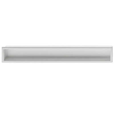 Hafele Cubic Inset Cupboard Door Pull (24mm x 160mm), Matt White - 151.11.640 MATT WHITE
