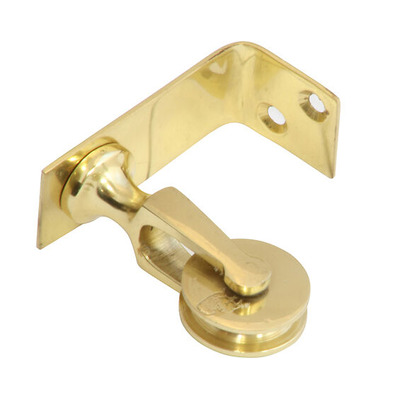 Prima Pulley For Butlers Bell On Angle Plate (59mm Projection), Polished Brass - BH1011BPB  POLISHED BRASS