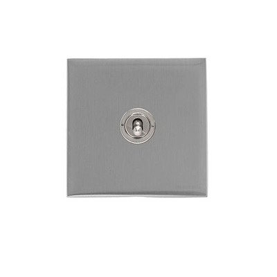 M Marcus Electrical Winchester 20 AMP 1 Gang Intermediate Dolly Switch, Satin Chrome - W03.2401.SC SATIN CHROME