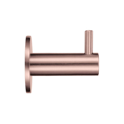 Zoo Hardware ZAS Concealed Fix Wall Mounted Hook With Rose, Tuscan Rose Gold - ZAS75-TRG TUSCAN ROSE GOLD