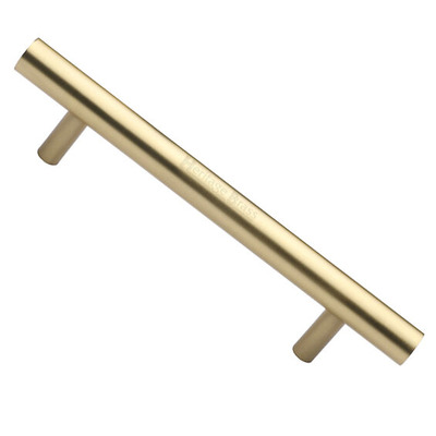 Heritage Brass Bar Design Pull Handle (203mm OR 355mm c/c), Satin Brass - V1361 305-SB SATIN BRASS - 203mm c/c - BACK TO BACK PAIR **Please Allow 4-5 weeks for delivery**