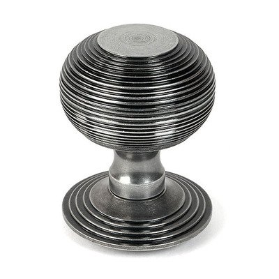 From The Anvil Beehive Centre Door Knob, Pewter - 46661 PEWTER