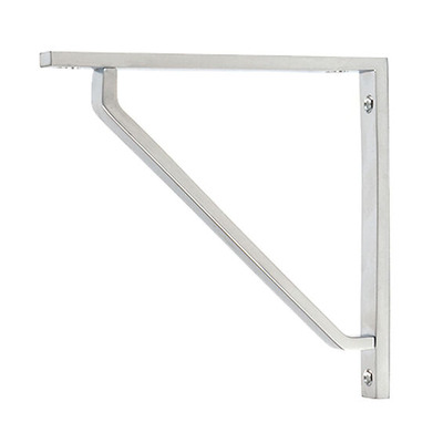 From The Anvil Barton Shelf Bracket (150mm x 150mm OR 200mm x 200mm), Satin Chrome - 51110 SATIN CHROME - 200mm x 200mm
