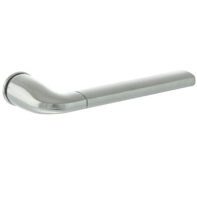 Atlantic Forme Milly Designer Lever On Concealed Minimal Round Rose, Dual Finish Satin Chrome & Polished Chrome - FCR158SCPC (sold in pairs) DUAL FINISH SATIN CHROME & POLISHED CHROME