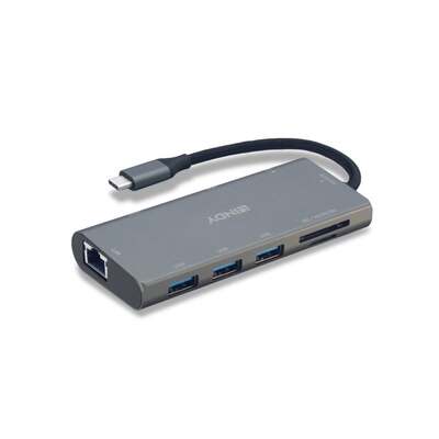 Lindy DST-Mini Plus, USB-C Laptop Mini Docking Station with 4K HDMI, V