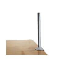 Image of Lindy 450mm Desk Clamp Pole, Silver