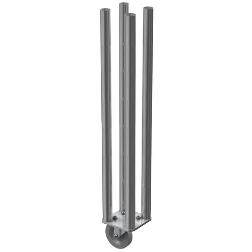 4 Way Round Legs with Castor - 1.2m