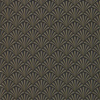 Lusso Chrysler Wallpaper Noir Clarke and Clarke W0164/01