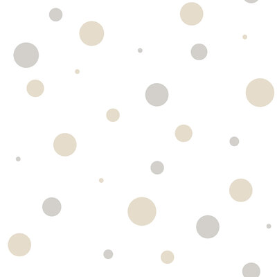Little Explorers 2 Wallpaper Polka Silver Grey Galerie 14822
