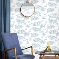 Image of Travelogue Collection Limoneto Wallpaper Chalkhill Blue Mini Moderns MMTLG04CB