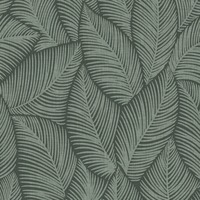 Image of Denver Leaf Wallpaper Green Muriva 196313