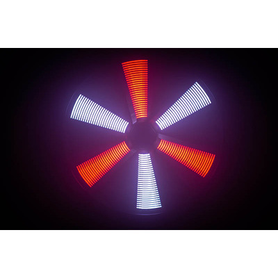 LED Fan Effects Light with 486 RGB LEDs 50 x 50cm