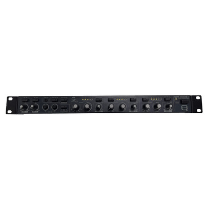 3 Zone Installation Mixer with 5 Stereo Inputs + 2 Mic Inputs