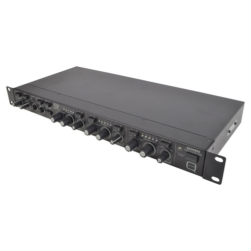 3 Zone Installation Mixer with 5 Stereo Inputs + 2 Mic Inputs