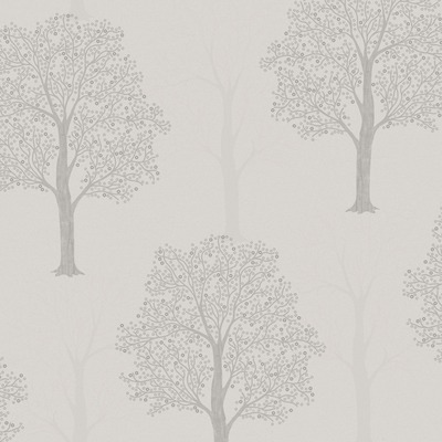 Ornella Trees Heavyweight Vinyl Wallpaper Grey Holden Opus 35253
